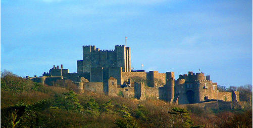 A view of the castle from the north-west.