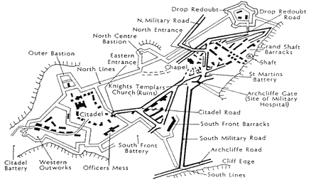 Map of the Western Heights.