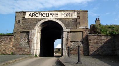 The gateway of the fort today.
