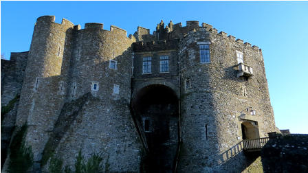 Constable's Gate at Dover Castle. Built after the French siege of 1216.