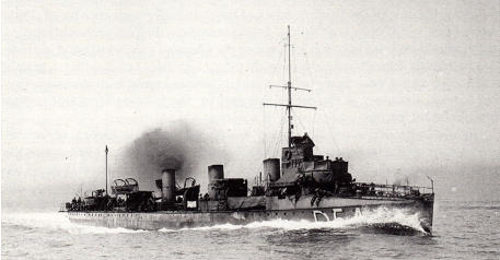 HMS Falcon, 1917.
