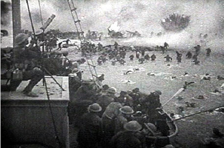 The Dunkirk evacuation, 1940.