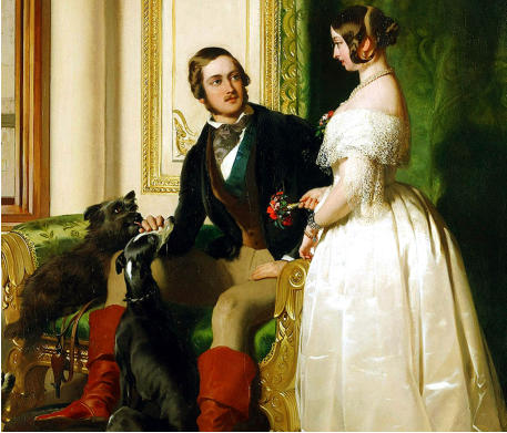 Queen Victoria and Prince Albert, 1843.
