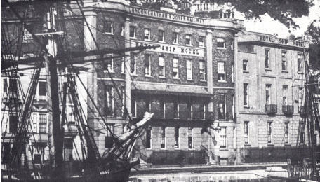 The Royal Ship Hotel c.1879. The young Princess Victora stayed here with her mother in 1835.